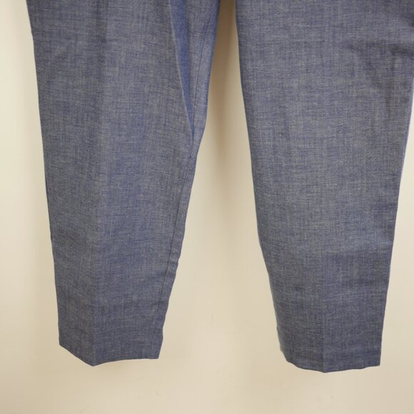 EXPRESS Women's 14 Blue & pink LOT OF 2 PAIRS Slacks Columnist Fit ankle pants - Picture 10 of 16